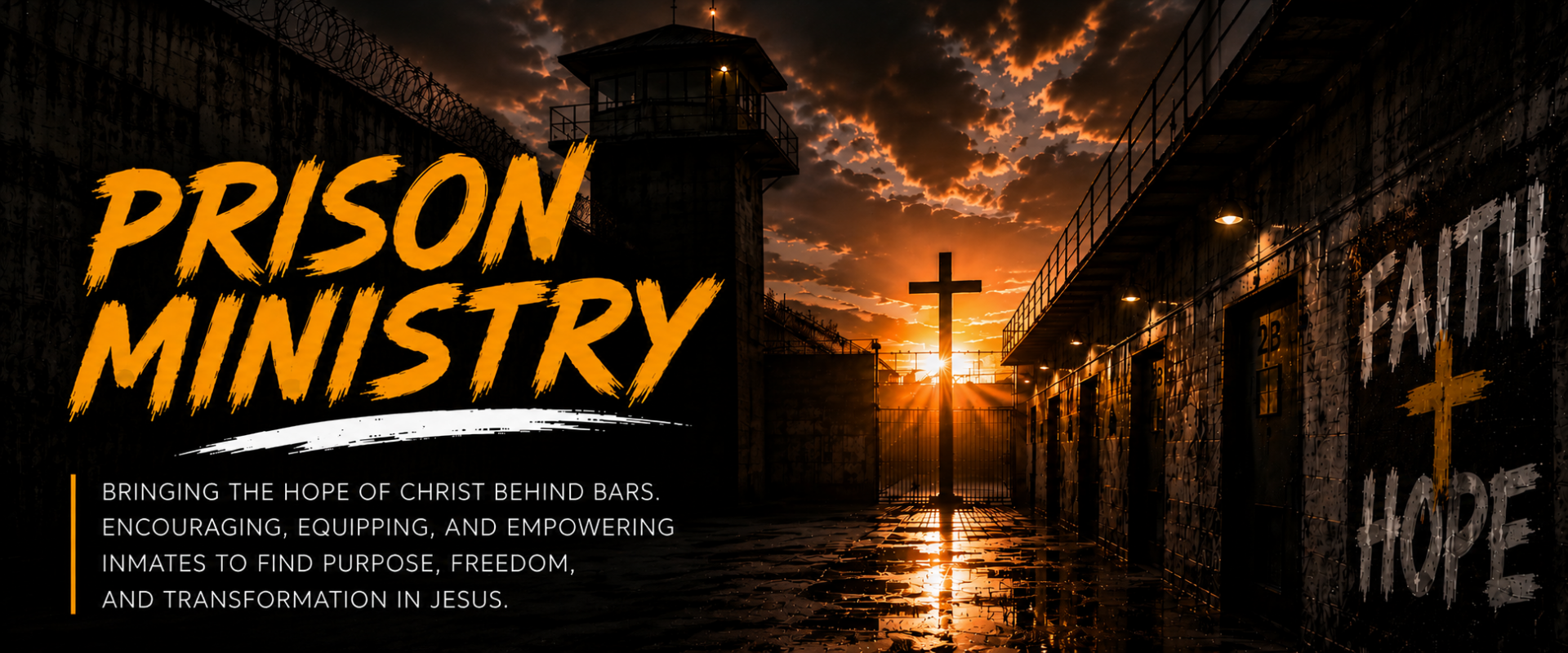 Prison ministry banner